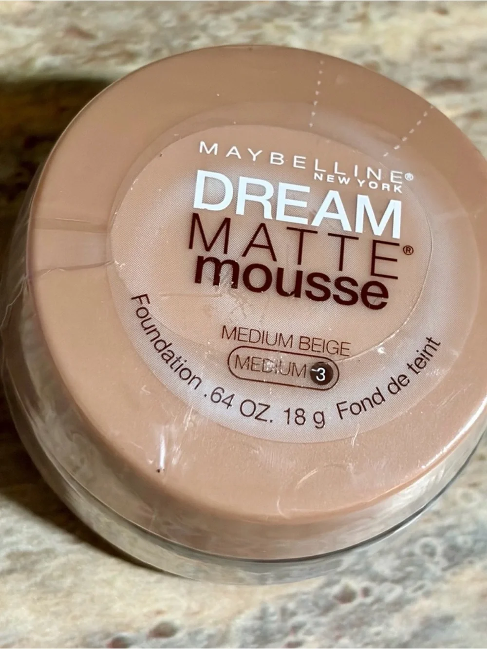 Maybelline Discontinued Dream Matte Mousse Foundation - Medium Beige 3